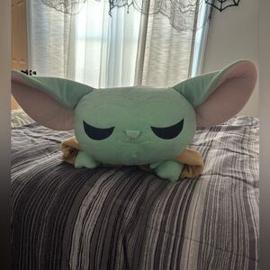 Green Baby Yoda Plush Pillow